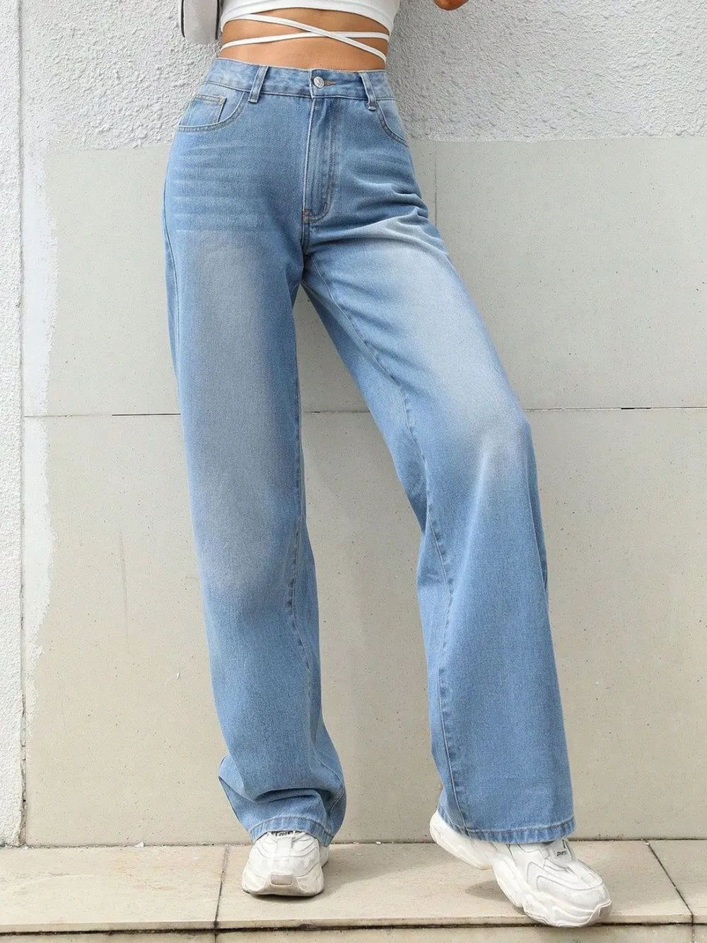 Mid Rise Wide Leg Jeans eprolo