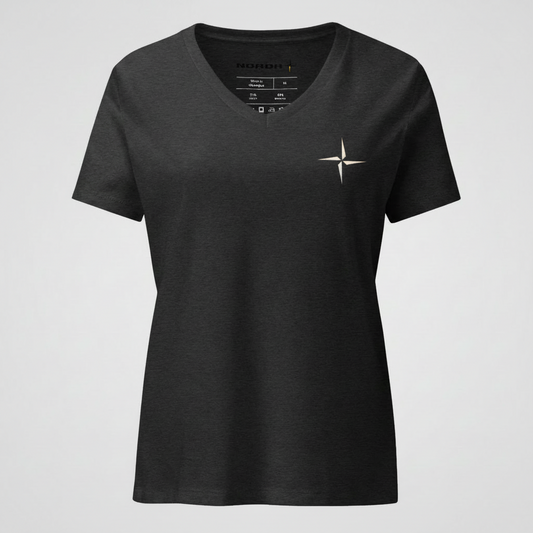 Damen V-Neck T-Shirt im Relax-Schnitt | Bella Canvas 6405CVC NORÐR Clothing