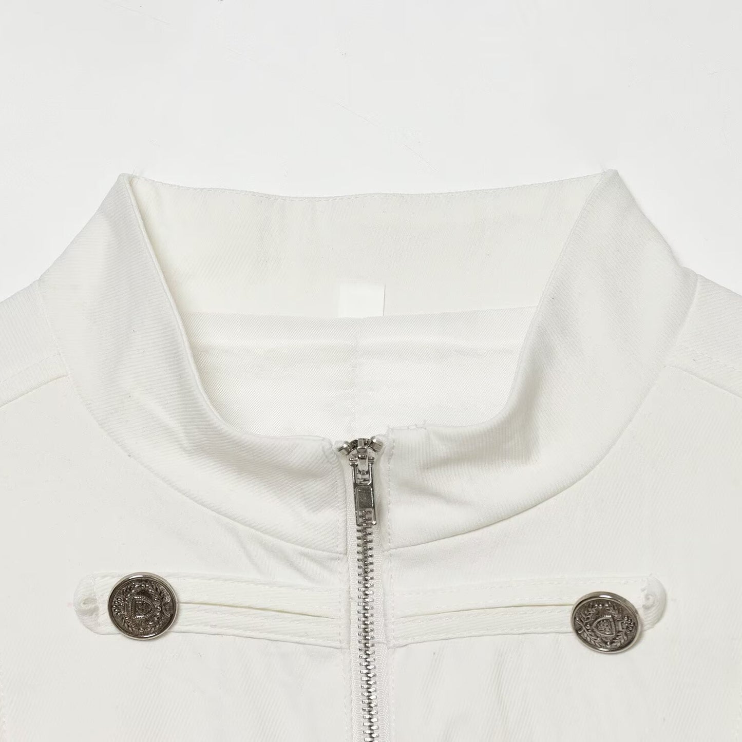 Commuting style stand up collar breasted suit jacket eprolo