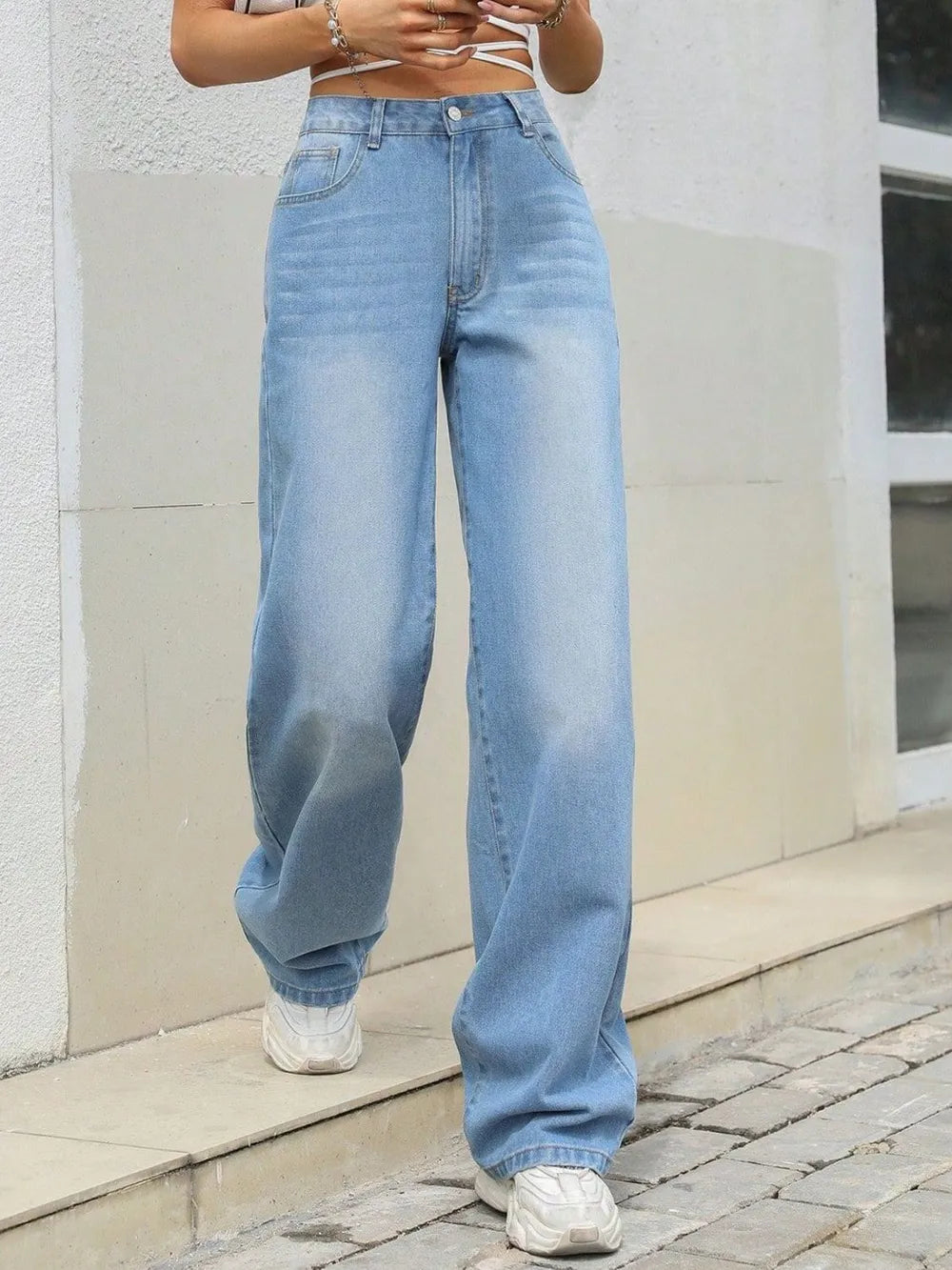Mid Rise Wide Leg Jeans eprolo