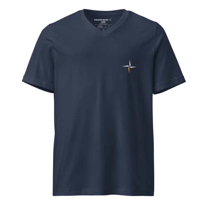 Camiseta con cuello de pico SUÐR '26