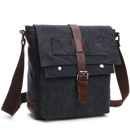 Men Business Messenger Bags For Men Shoulder Bag vintage Canvas Crossbody Pack Retro Casual Office Travel Bag eprolo