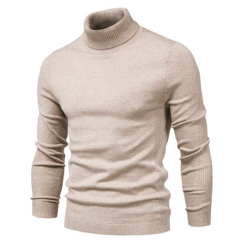 Slim fit high neck casual knitted sweater eprolo