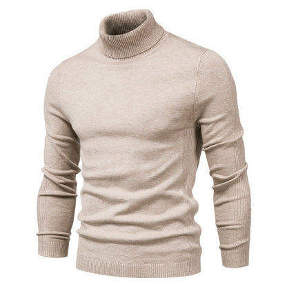 Slim fit high neck casual knitted sweater eprolo