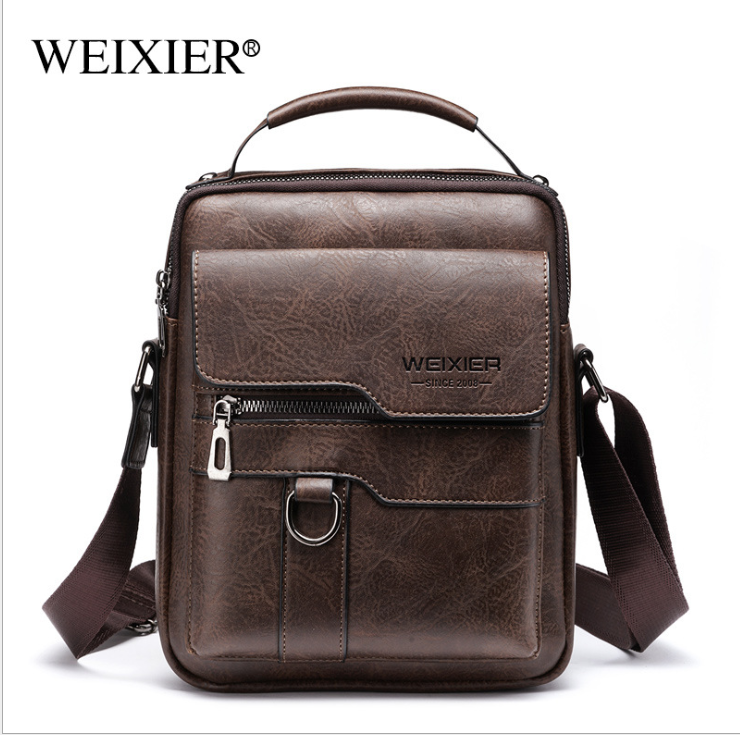 Casual Men Shoulder Bag Vintage Crossbody Bags High Quality Male Bag PU Leather Handbag Capacity Men Messenger Bags Tote Bag eprolo
