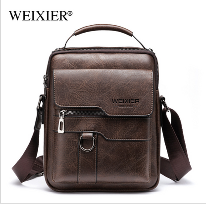 Casual Men Shoulder Bag Vintage Crossbody Bags High Quality Male Bag PU Leather Handbag Capacity Men Messenger Bags Tote Bag eprolo