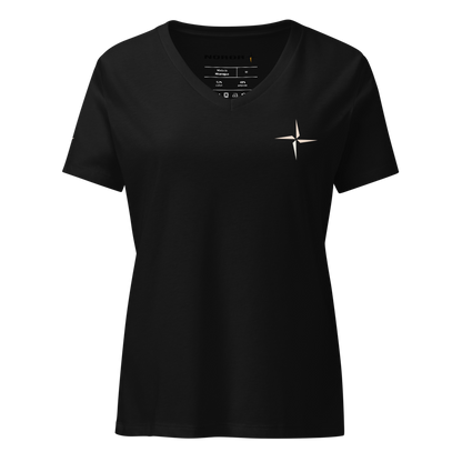 Damen V-Neck T-Shirt im Relax-Schnitt | Bella Canvas 6405CVC NORÐR Clothing