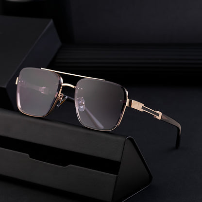 New Retro Sunglasses for Men, Square Frame, Stylish Sun Protection Glasses, High-End Men's Sunglasses eprolo
