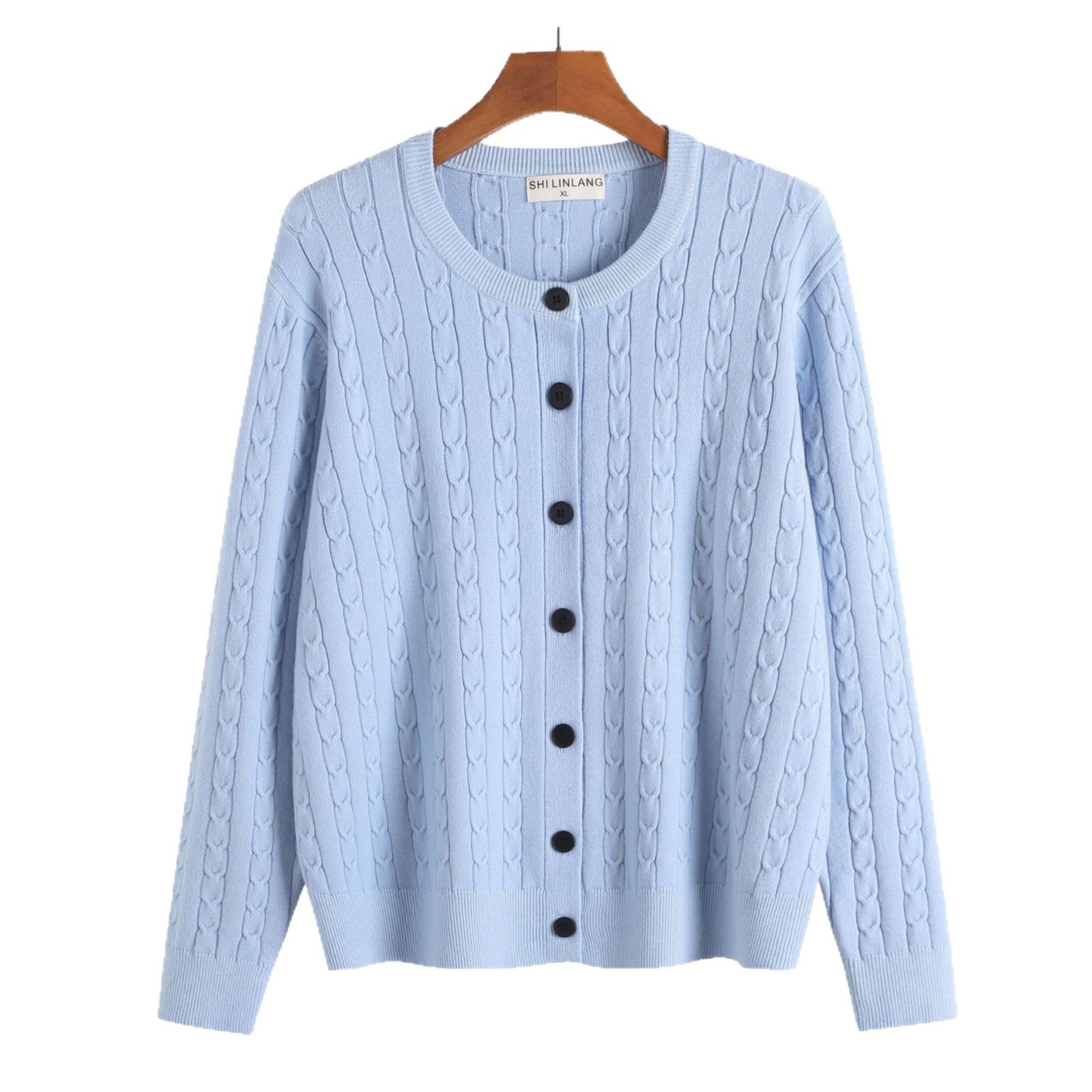 Retro Style Knit Cardigan Sweater Coat for Women, Casual Office Wear, Oversized Fit, Long Sleeve, Pullover Design eprolo
