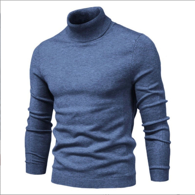 Slim fit high neck casual knitted sweater eprolo