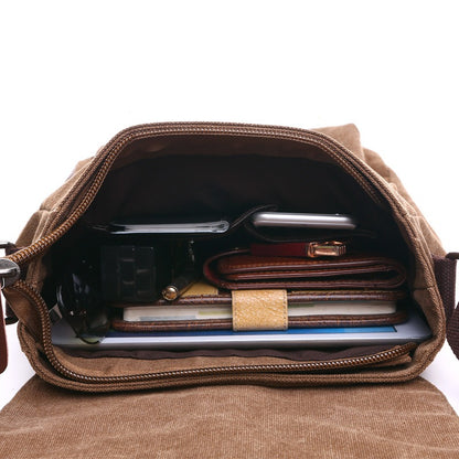 Men Business Messenger Bags For Men Shoulder Bag vintage Canvas Crossbody Pack Retro Casual Office Travel Bag eprolo