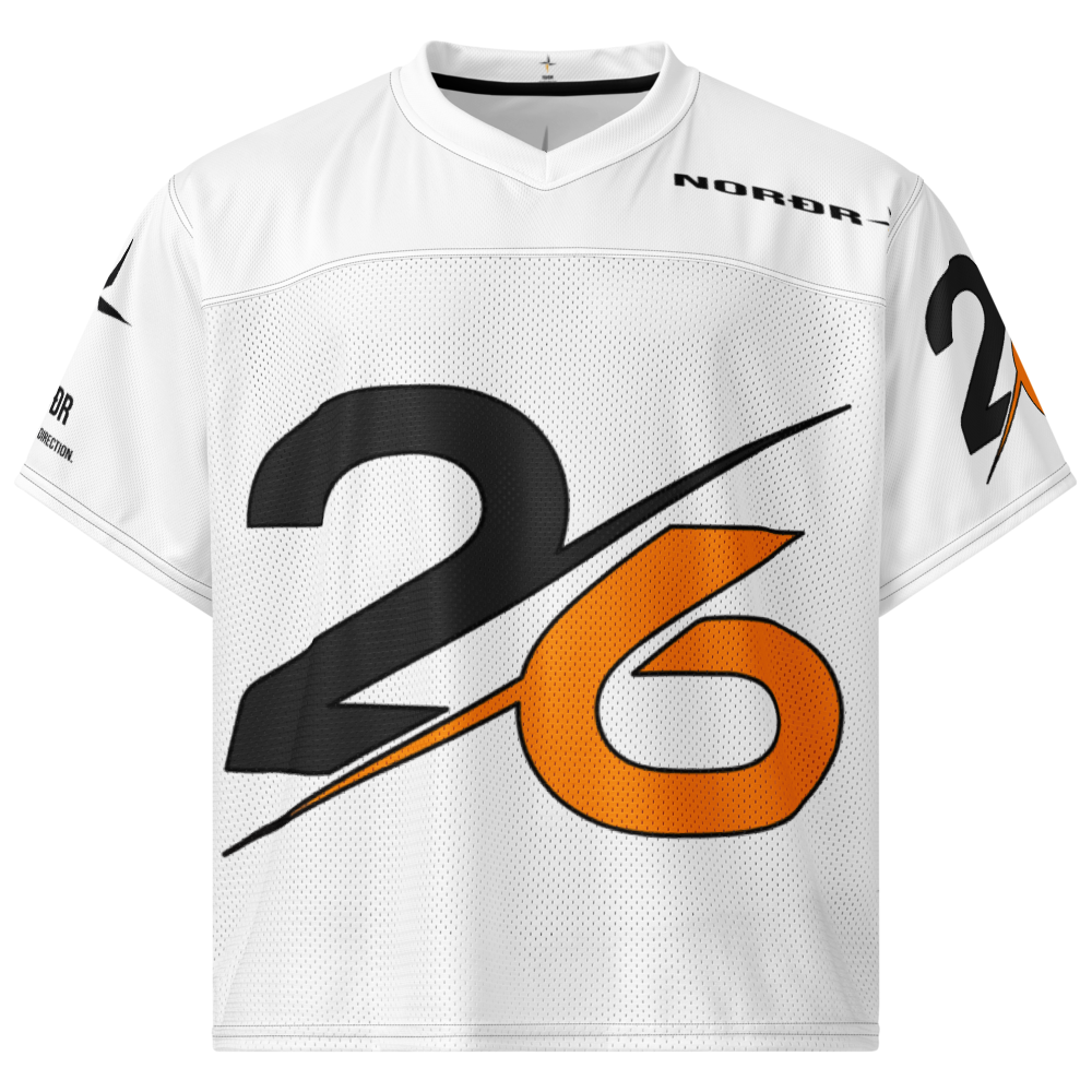 All-Over Print Boxy Football Jersey