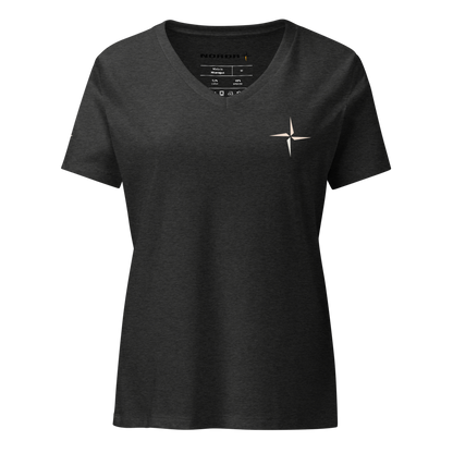 Damen V-Neck T-Shirt im Relax-Schnitt | Bella Canvas 6405CVC NORÐR Clothing