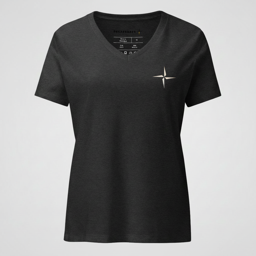 Damen V-Neck T-Shirt im Relax-Schnitt | Bella Canvas 6405CVC NORÐR Clothing