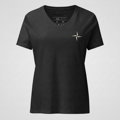 Damen V-Neck T-Shirt im Relax-Schnitt | Bella Canvas 6405CVC NORÐR Clothing