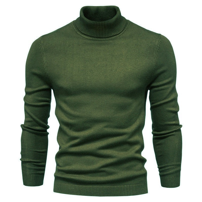 Slim fit high neck casual knitted sweater eprolo