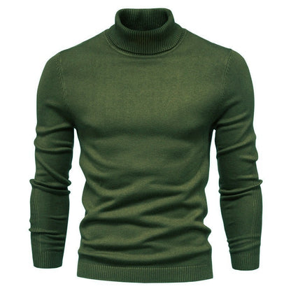 Slim fit high neck casual knitted sweater eprolo