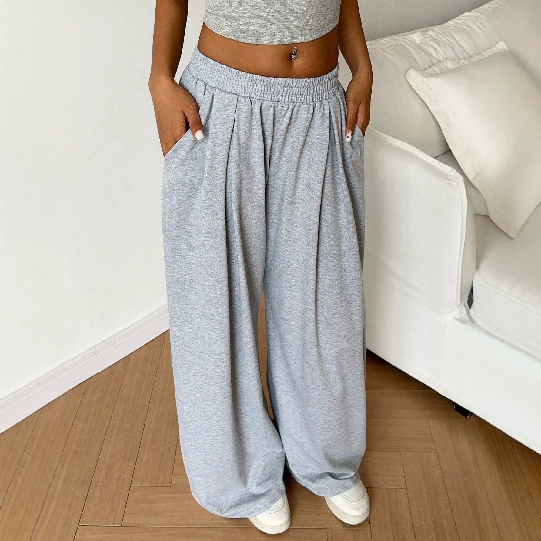 loose wide-leg pants eprolo