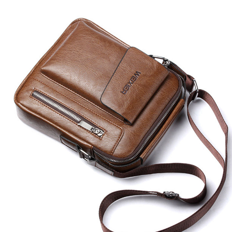 Casual Men Shoulder Bag Vintage Crossbody Bags High Quality Male Bag PU Leather Handbag Capacity Men Messenger Bags Tote Bag eprolo