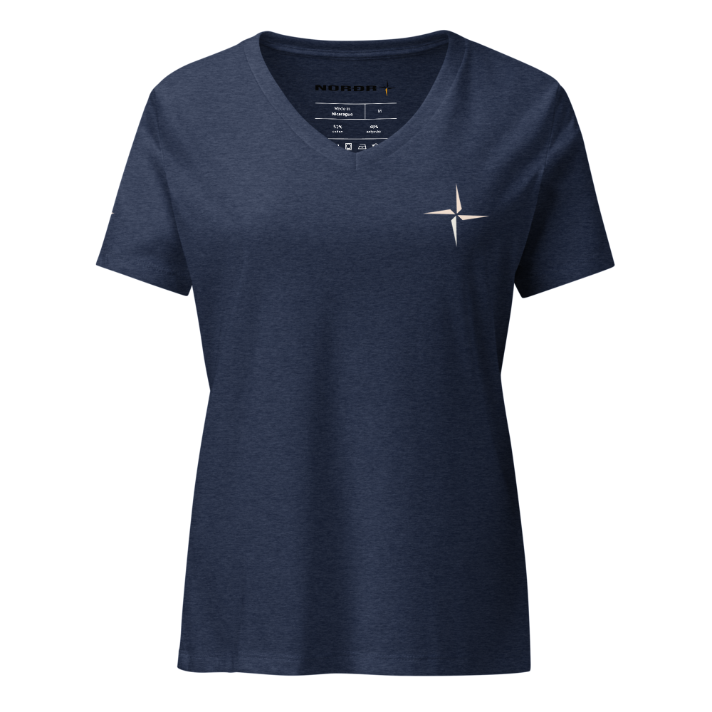 Damen V-Neck T-Shirt im Relax-Schnitt | Bella Canvas 6405CVC NORÐR Clothing