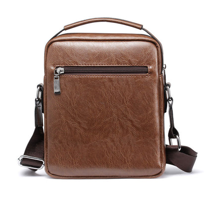 Casual Men Shoulder Bag Vintage Crossbody Bags High Quality Male Bag PU Leather Handbag Capacity Men Messenger Bags Tote Bag eprolo