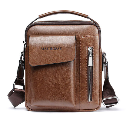 Casual Men Shoulder Bag Vintage Crossbody Bags High Quality Male Bag PU Leather Handbag Capacity Men Messenger Bags Tote Bag eprolo