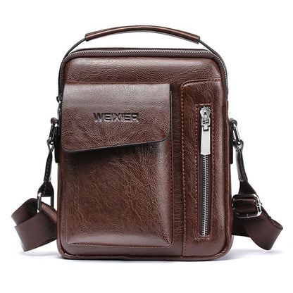 Casual Men Shoulder Bag Vintage Crossbody Bags High Quality Male Bag PU Leather Handbag Capacity Men Messenger Bags Tote Bag eprolo