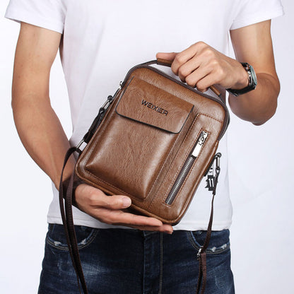 Casual Men Shoulder Bag Vintage Crossbody Bags High Quality Male Bag PU Leather Handbag Capacity Men Messenger Bags Tote Bag eprolo
