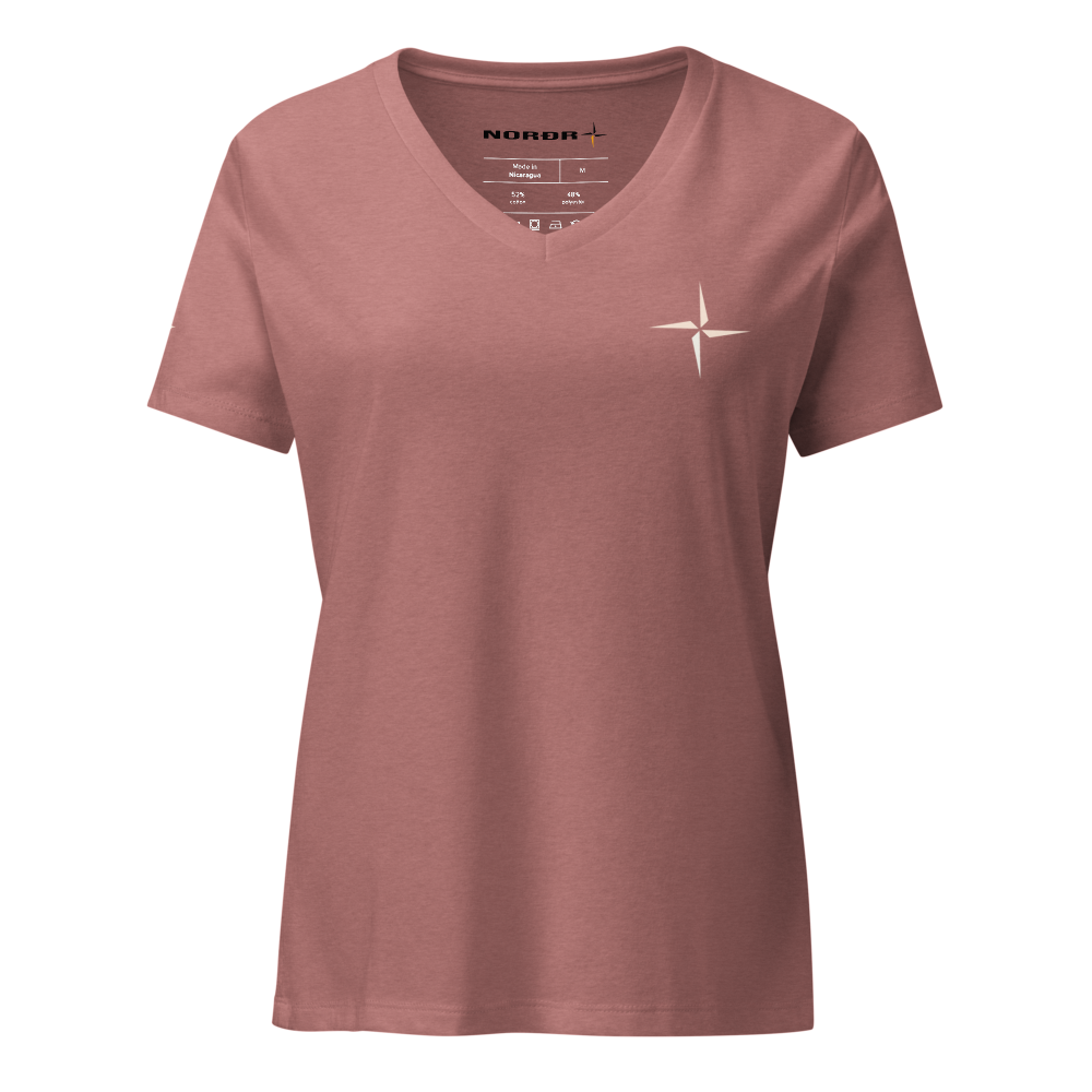 Damen V-Neck T-Shirt im Relax-Schnitt | Bella Canvas 6405CVC NORÐR Clothing