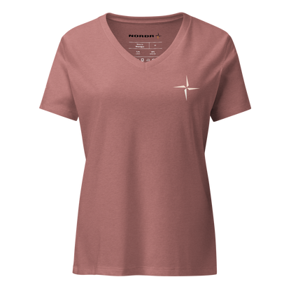 Damen V-Neck T-Shirt im Relax-Schnitt | Bella Canvas 6405CVC NORÐR Clothing