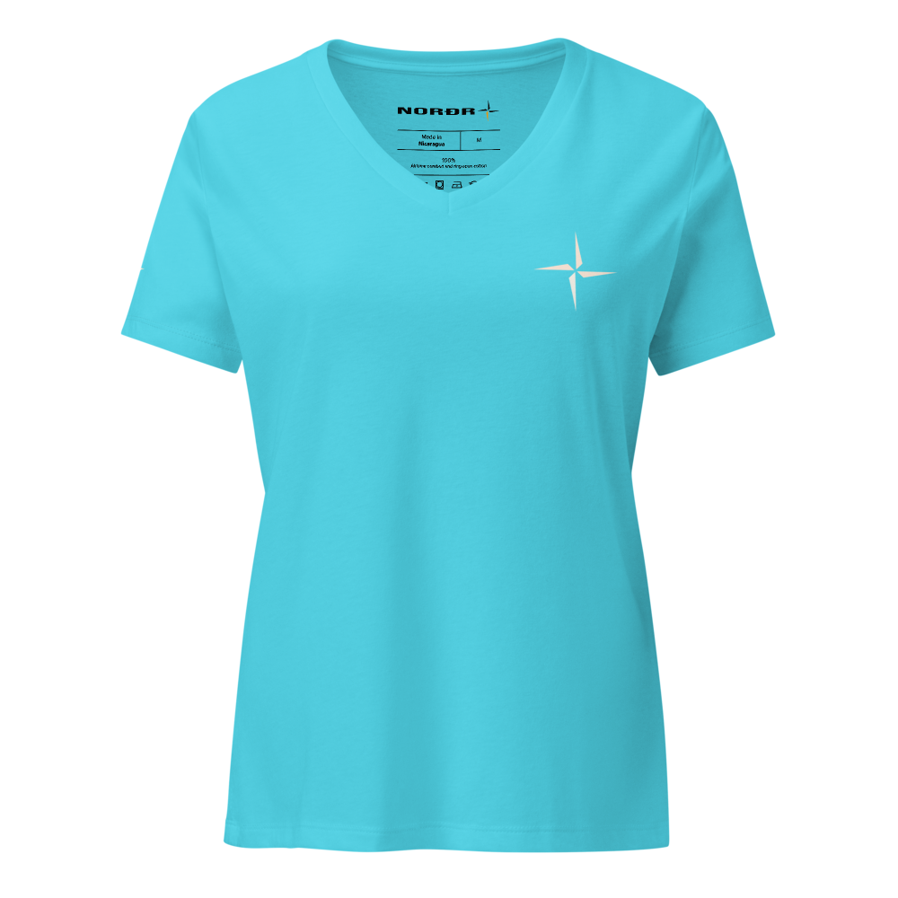 Damen V-Neck T-Shirt im Relax-Schnitt | Bella Canvas 6405CVC NORÐR Clothing
