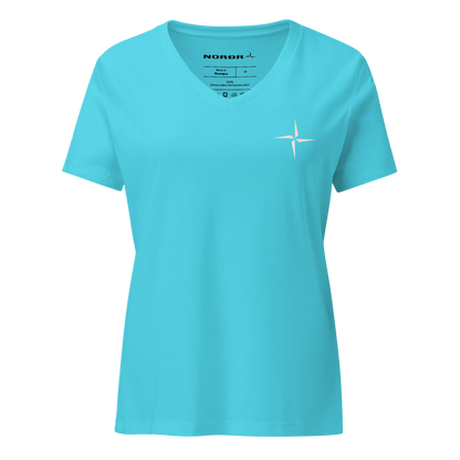 Damen V-Neck T-Shirt im Relax-Schnitt | Bella Canvas 6405CVC NORÐR Clothing