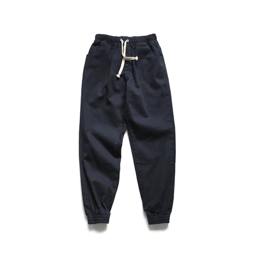 Loose ankle drawstring pants for men eprolo