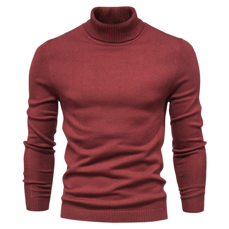 Slim fit high neck casual knitted sweater eprolo