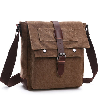 Men Business Messenger Bags For Men Shoulder Bag vintage Canvas Crossbody Pack Retro Casual Office Travel Bag eprolo
