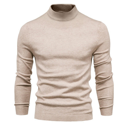 Slim fit high neck casual knitted sweater eprolo