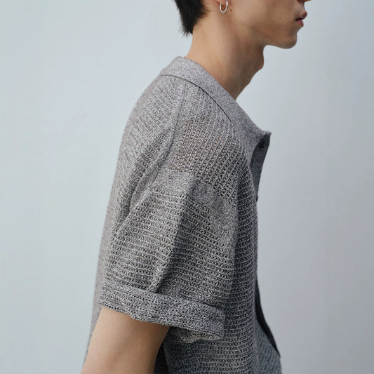 Classic Knit Short Sleeve Shirt for Men eprolo