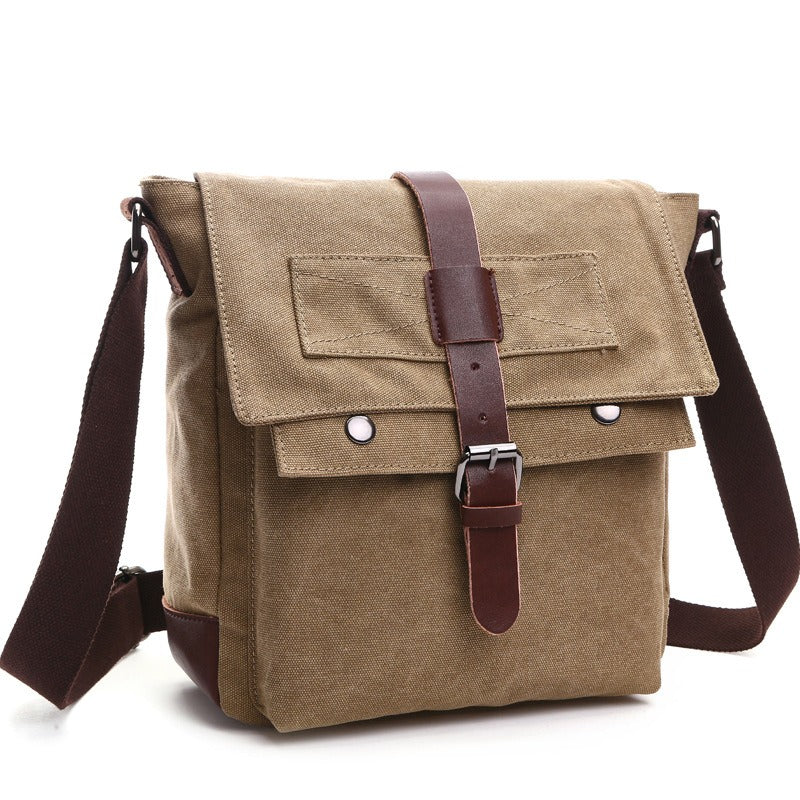 Men Business Messenger Bags For Men Shoulder Bag vintage Canvas Crossbody Pack Retro Casual Office Travel Bag eprolo