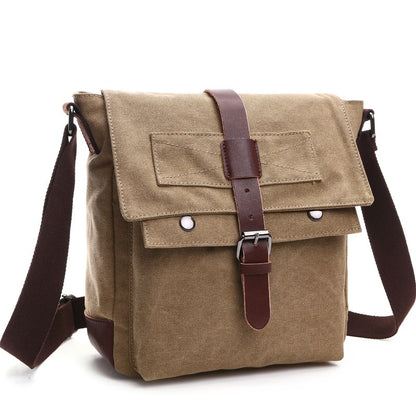 Men Business Messenger Bags For Men Shoulder Bag vintage Canvas Crossbody Pack Retro Casual Office Travel Bag eprolo