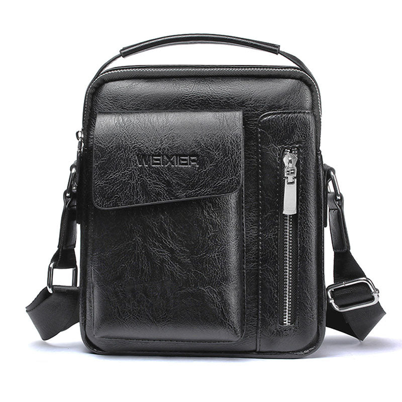 Casual Men Shoulder Bag Vintage Crossbody Bags High Quality Male Bag PU Leather Handbag Capacity Men Messenger Bags Tote Bag eprolo