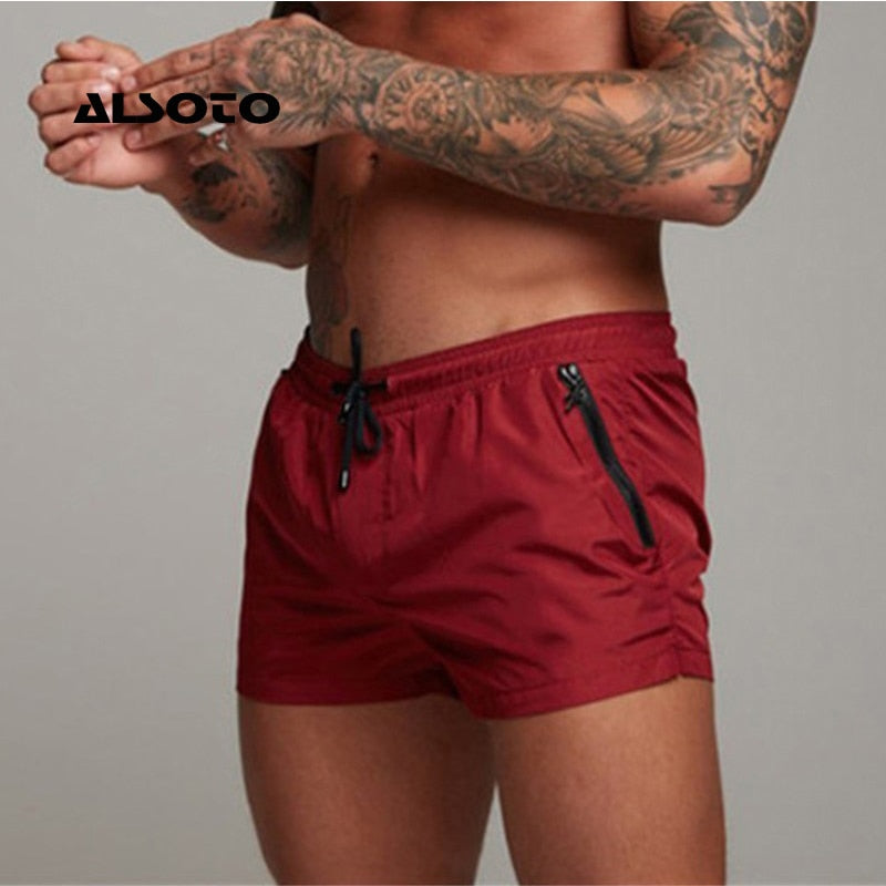 New Mens Swimsuit Sexy Swimwear Men Swimming Shorts Men Briefs Beach Shorts Sports Suits Surf Board Shorts Men Swim Trunks eprolo