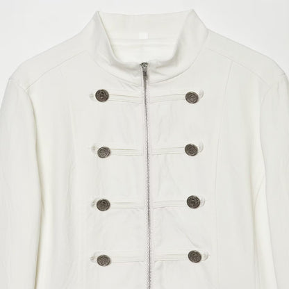 Commuting style stand up collar breasted suit jacket eprolo