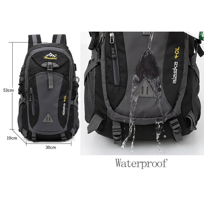 40L unisex waterproof men backpack travel pack sports bag pack Outdoor Mountaineering Hiking Climbing Camping backpack for male eprolo
