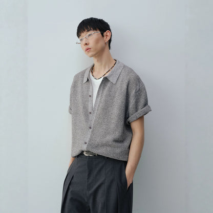 Classic Knit Short Sleeve Shirt for Men eprolo