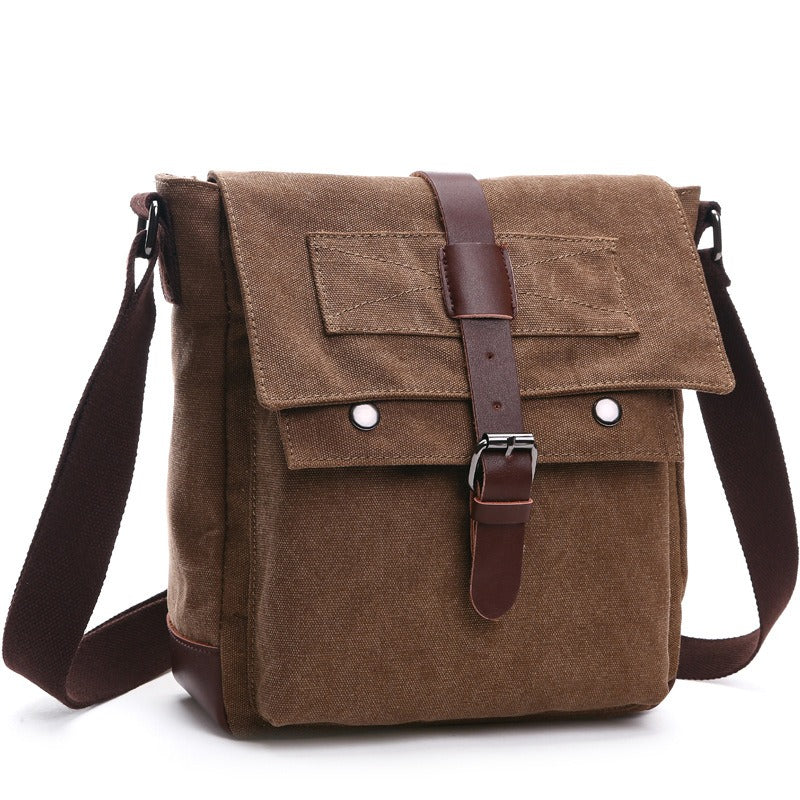 Men Business Messenger Bags For Men Shoulder Bag vintage Canvas Crossbody Pack Retro Casual Office Travel Bag eprolo