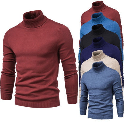 Slim fit high neck casual knitted sweater eprolo