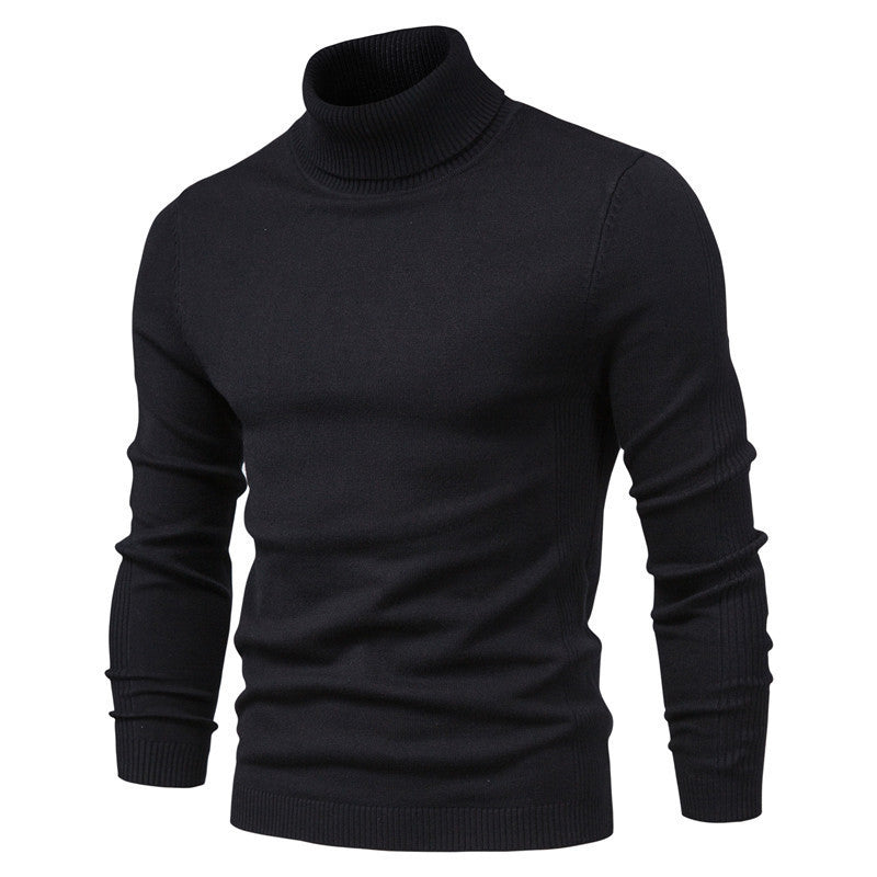 Slim fit high neck casual knitted sweater eprolo