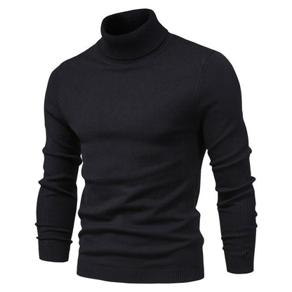 Slim fit high neck casual knitted sweater eprolo