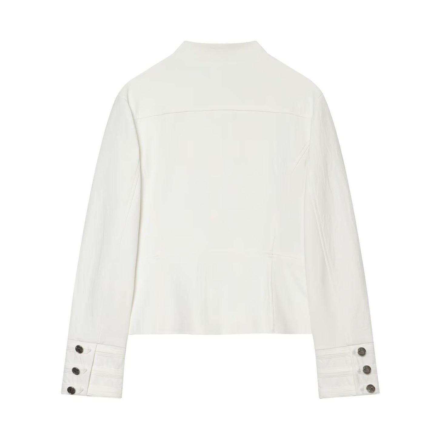 Commuting style stand up collar breasted suit jacket eprolo