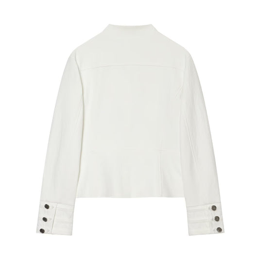 Commuting style stand up collar breasted suit jacket eprolo